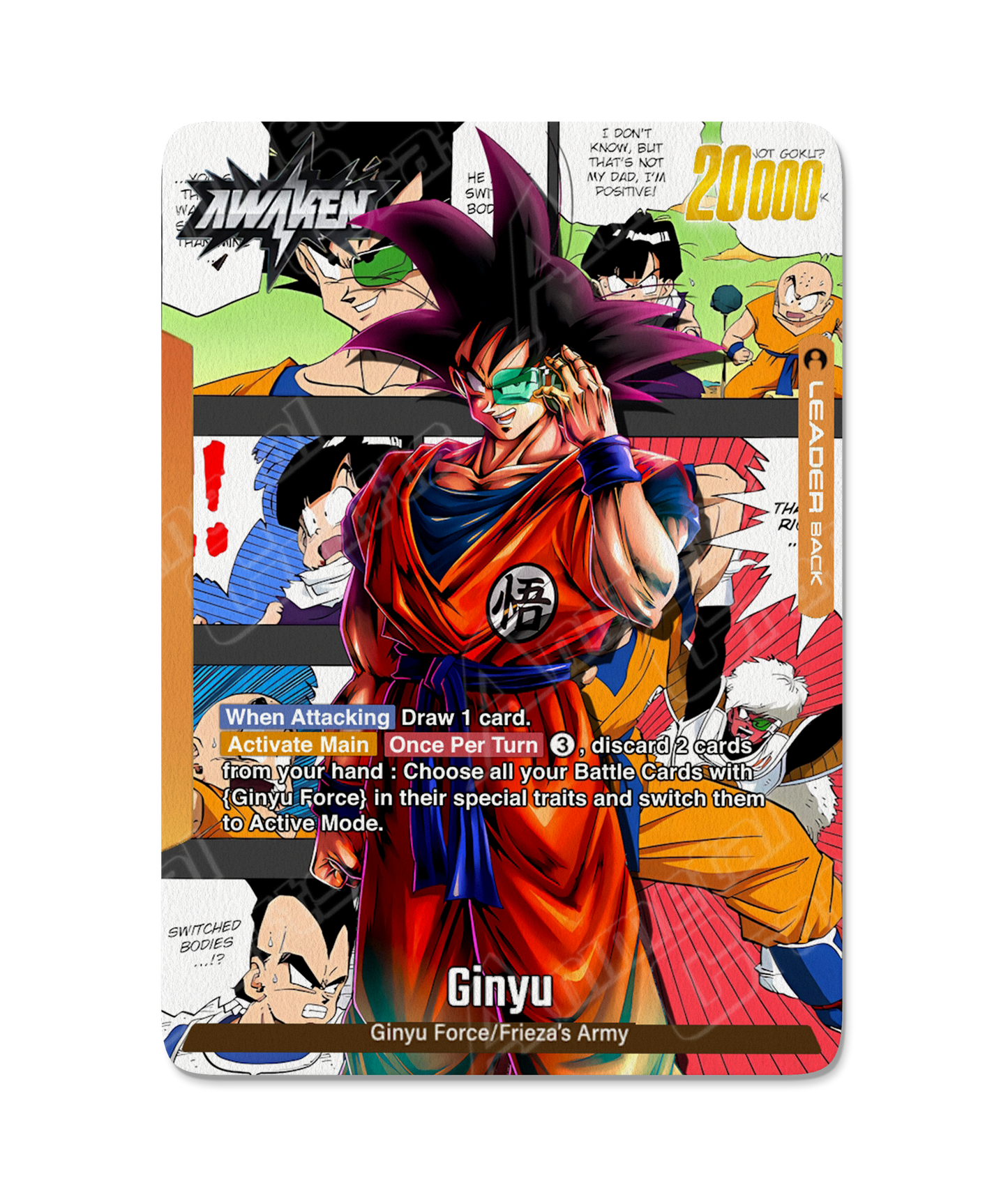 FB01 Captain Ginyu Leader